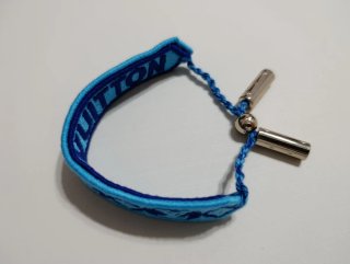 Pulsera bordada Louis Vuitton Azul