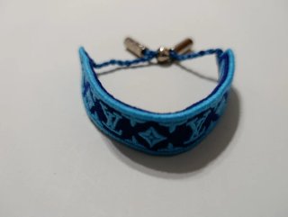 Pulsera bordada Louis Vuitton Azul
