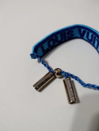 Pulsera bordada Louis Vuitton Azul