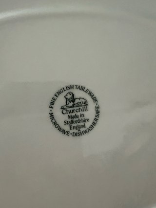 Vajilla Churchill Frutas Porcelana