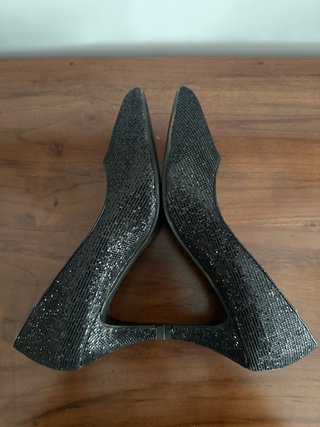 Zapatos de tacón Encor negros brillantes talla 39