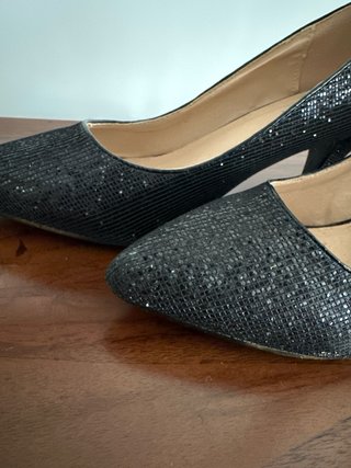 Zapatos de tacón Encor negros brillantes talla 39