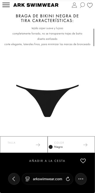 Bikini Arks Swimwear Negro