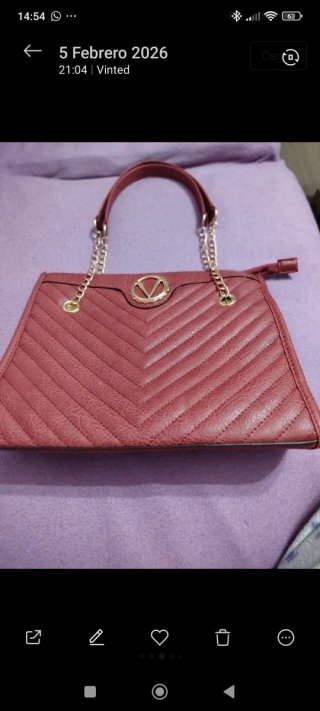 Bolso polipiel coral