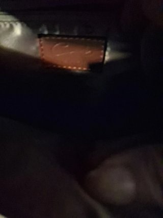 Bolso de piel marrón