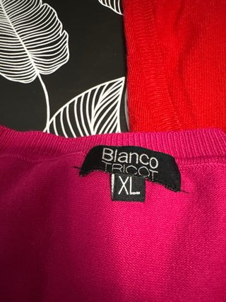Chaquetas de punto Blanco Talla L