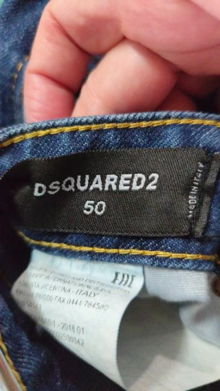 Bermudas DSQUARED2 Hombre Azules Desgastadas