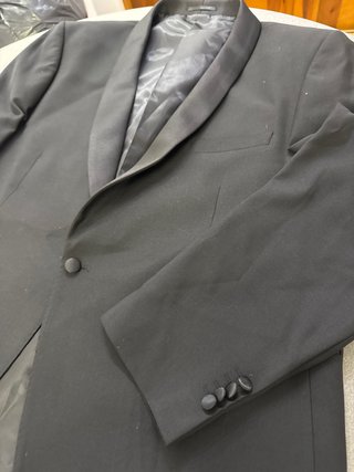 Traje de hombre negro talla 54