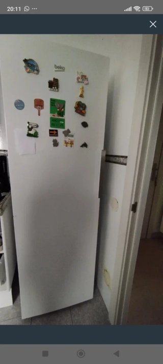 Nevera Beko Blanca (solo nevera) 185cm