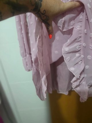 Vestido rosa curvy talla XXXL