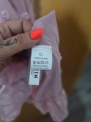 Vestido rosa curvy talla XXXL