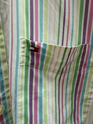 Camisa Manga Larga Rayas Tommy Hilfiger