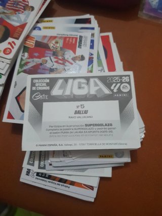 Lote de cromos de fútbol Panini