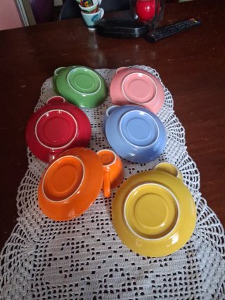 Set 6 Tazzine Caffè Colorate