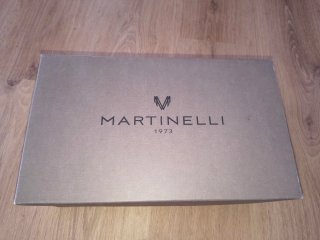 Zapatos de vestir Martinelli azul y marrón