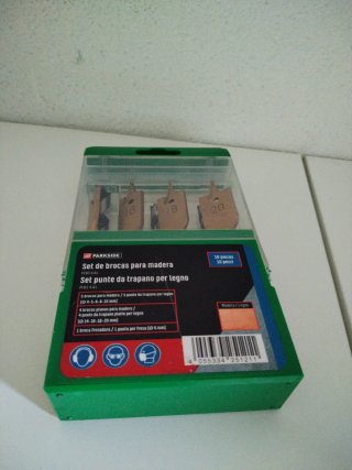 Set Brocas Madera Parkside PFBS 4 A1