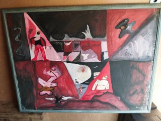 Pintura abstracta moderna