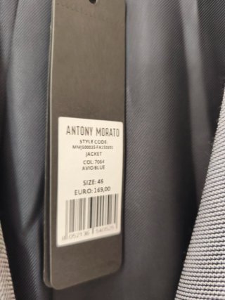Americana Antony Morato Gris y Negra