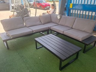 Sofá Rinconera y mesa Exterior Gris Nuevo