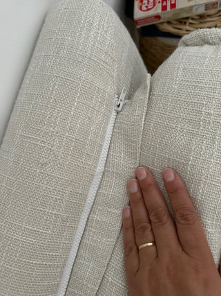Sofá modular beige tela