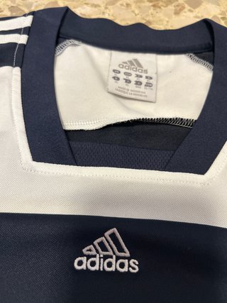 Camiseta Adidas Azul y Blanca