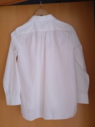 Camisa Massimo Dutti Algodón Blanca Mujer
