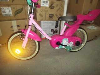 Bicicleta infantil rosa