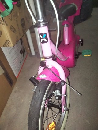 Bicicleta infantil rosa