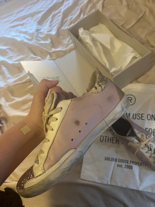 Golden Goose Superstar Rosa Glitter