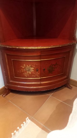 Mueble esquinero inglés madera