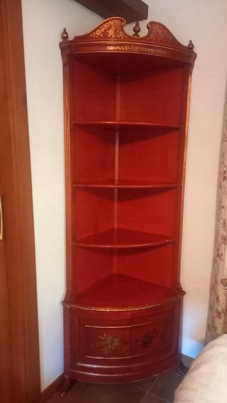 Mueble esquinero inglés madera