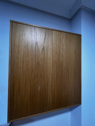 Mueble chapa roble barnizado