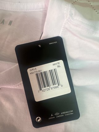 Camiseta Jordan Niña Talla XL NUEVA