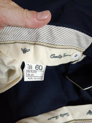 Pantalón de vestir azul