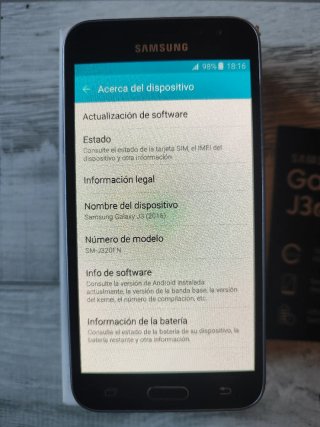 Samsung Galaxy J3 6 Negro