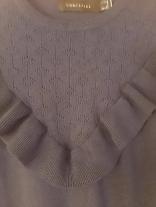 Jersey fino azul mujer