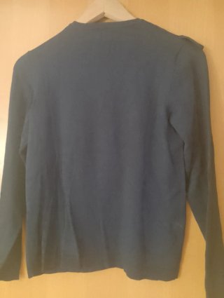 Jersey fino azul mujer