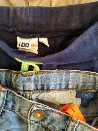 6 paia pantaloncini bimbo 7/8 anni