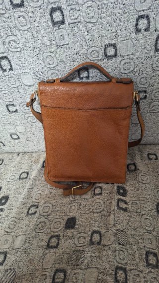 Bolso bandolera de cuero