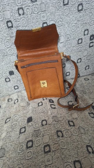 Bolso bandolera de cuero