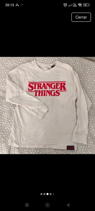 Camiseta Stranger Things Negra