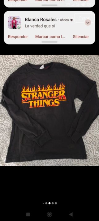 Camiseta Stranger Things Negra