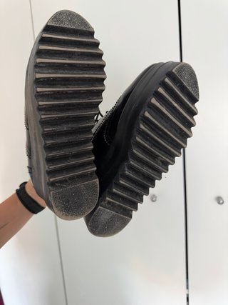 Zapatos de vestir negros plataforma