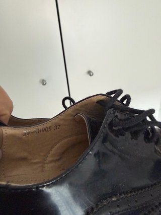 Zapatos de vestir negros plataforma
