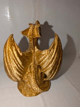 Dragón Dorado Impresión 3D Filamento Metalizado