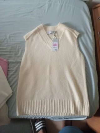 Chaleco Primark Beige Talla XS