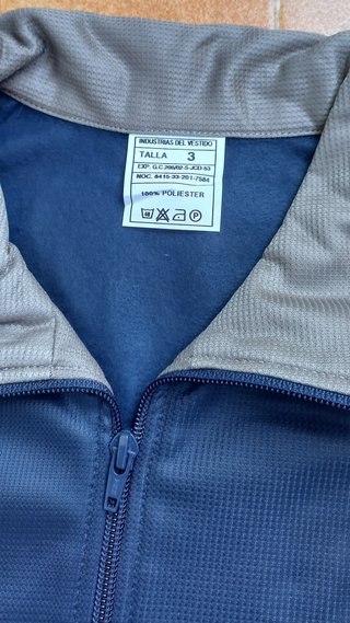 Chándal Deportivo Talla 3 Azul