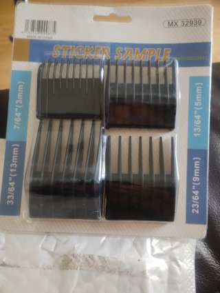 Peines para cortadora de pelo (4 pzs)