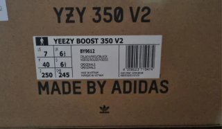 Adidas Yeezy 350 V2 Noir Profond/Rouge