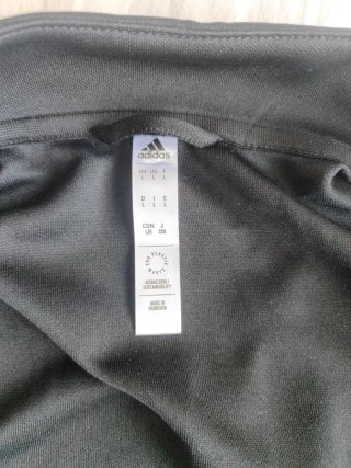 Sudadera Adidas Negra Tejido lycra